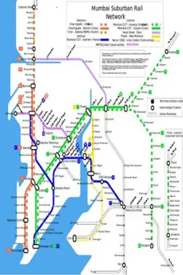 Mumbai Local Train Map android App screenshot 1